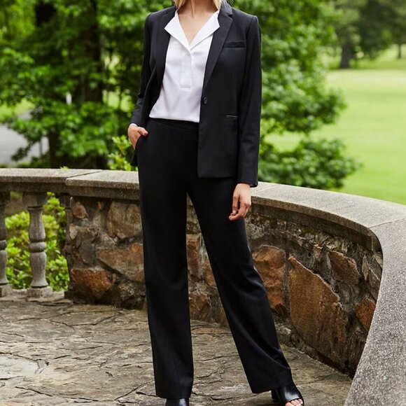 Antonio Melani NEW Wool Stretch Blend Emma Straight Leg Trouser Pants - Picture 5 of 11